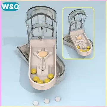 W & Q 1 Chiếc Di Động Máy Cắt Thuốc Chia Thuốc Bảo Quản Máy Tính Bảng Bộ Chia Cắt Máy Thái Tại Nhà Hộp Đựng Thuốc Hộp Đựng Mới
