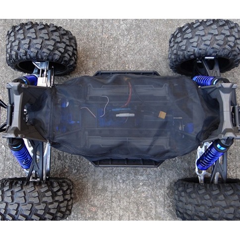 1 / 5 RC Monster Truck Chassis Dust Cover Chống Nước Bắn Lưới Bảo Vệ Nylon Cho X-Maxx 77086-4 XMAXX Cập Nhật Phần