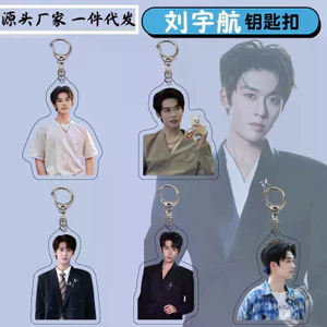 Bán Sản Phẩm Mới Liu Yuhang Hàng Hóa Ngắn Kịch Acrylic Hai Mặt Trong Suốt Móc Khóa Túi Mặt Dây Chuyền Vui Nhộn Quà Tặng Nhỏ ins Chất Lượng Cao
