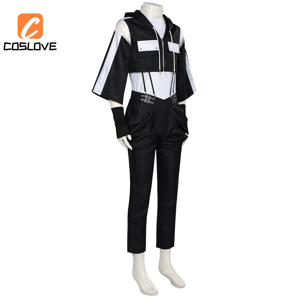 Anime Tamon B-Side Natsuki Ishibashi - Trọn bộ quần áo cosplay màu đen, phù hợp sân khấu biểu diễn