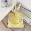 Macaron Màu Túi Tote Dung Tích Lớn Phong Cách Kem Mùa Hè Túi Nách Nữ Phong Cách Mới Phiên Bản Hàn Quốc Túi Messenger Thêu Tất Cả Trận Đấu Đi Lại