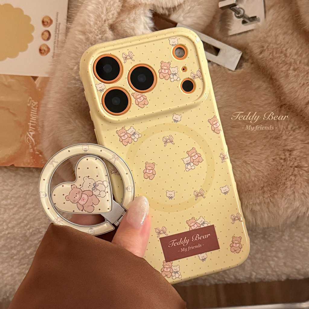 Ốp Điện Thoại Gấu Kẹo Mềm Cho IPhone 17 Pro Max 17 16 15 14 13 Ốp Điện Thoại Chống Rơi 7RUG