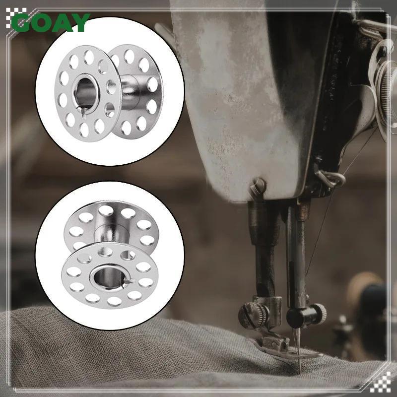 GOAY 25 Chiếc Máy May Nhựa Bobbins Ống Thay Thế Có Hộp Trong Suốt Cho Máy May Gia Đình DIY Quần Áo Thủ Công Dự Án VN
