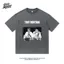 BTS Đen Trắng Áo Thun Cotton Nặng, Phù Hợp Cho Cặp Đôi Nam Nữ