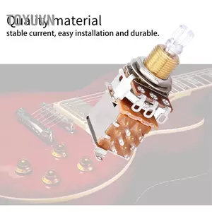 Toyuvn A500K Đàn Guitar Điện Chiết Áp Tuyến Tính Tông Nút Kéo Công Tắc Nồi Pickup