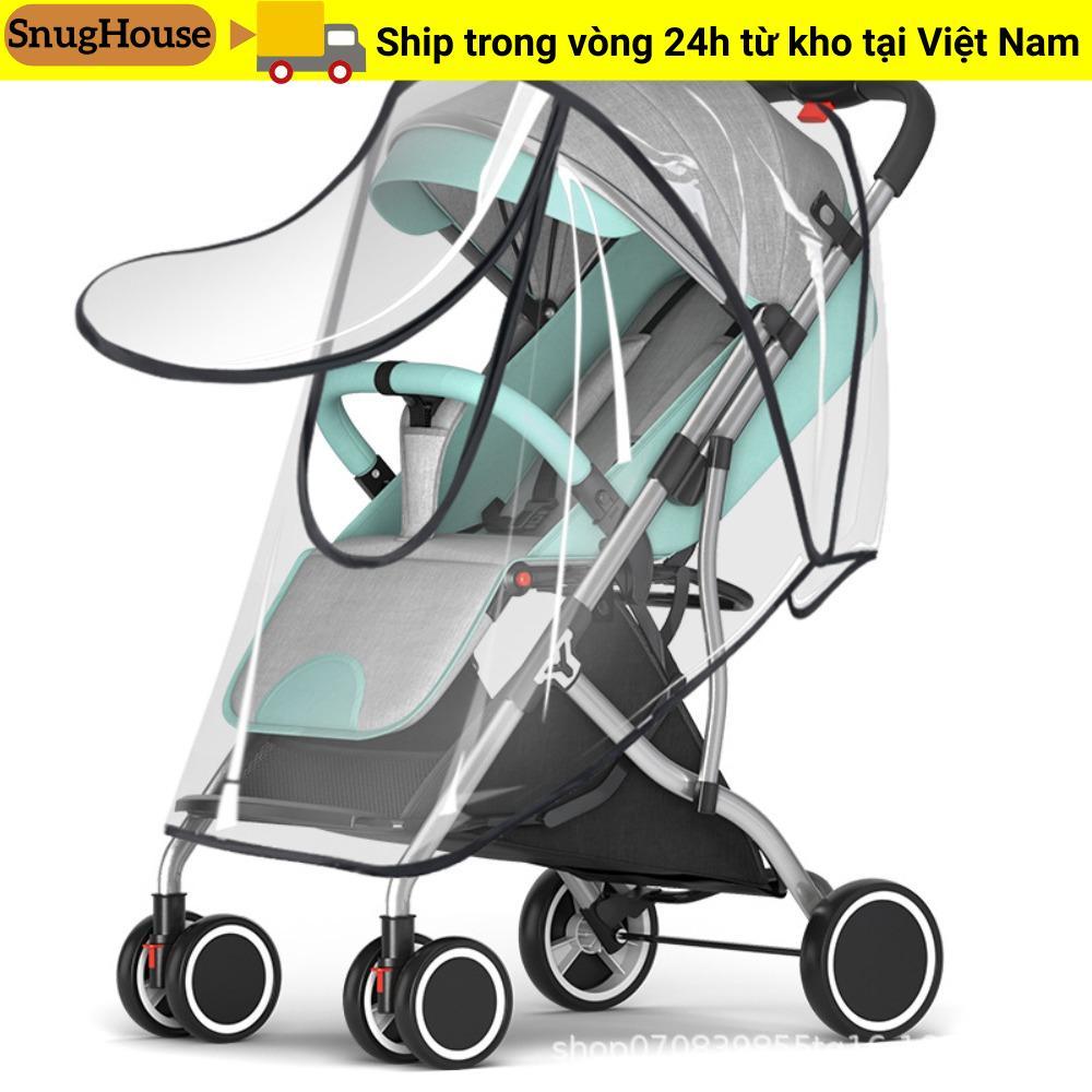 SNUGHOUSE Xe Đẩy Che Mưa Cho Bé Xe Đẩy Phụ Kiện Chống Thấm Nước Thời Tiết Xe Đẩy Bao