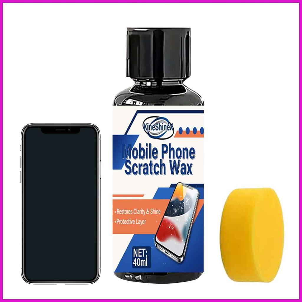 Kem tẩy vết xước màn hình điện thoại Nhẹ nhàng Sửa chữa nhanh Đánh bóng 40ml / 100ml với Bộ kem sửa chữa vết xước màn hình xốp cho lyuvn