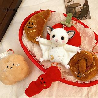LUImo Bay Sóc Sang Trọng Móc Khóa Thú Nhồi Bông Mặt Dây Chuyền Túi Dễ Thương Trang Trí Quà Tặng Sinh Nhật SBS