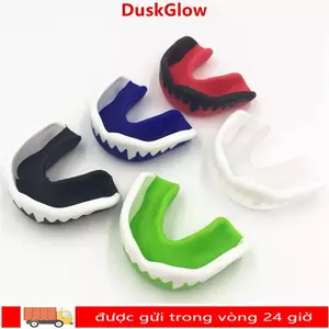 DUSKGLOW Nẹp bảo vệ miệng EVA thể thao, phù hợp karate, boxing và tập gym