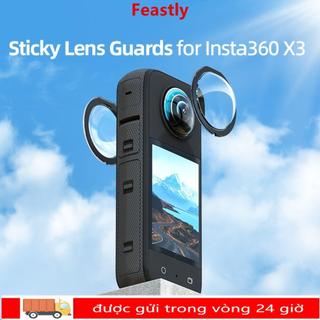 Vỏ bảo vệ Camera bảo vệ ống kính FEASTLY Dual-Lens cho Insta360 X3