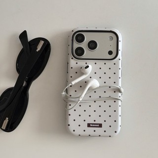 Ốp điện thoại cứng chống sốc Wave Point 2in1 Flim Hàn Quốc cho iPhone 17Promax 17pro 14 15 16 Pro Max 13 Vỏ di động nữ chống sốc