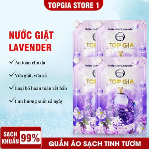 Nước Giặt Xả Topgia 2L 2in1,Thơm Lâu 72H, Sạch Vết Bẩn, Dịu Nhẹ Cho Da, Hương Đắm Say Hoa Nắng, Giặt Máy,Giặt Tay