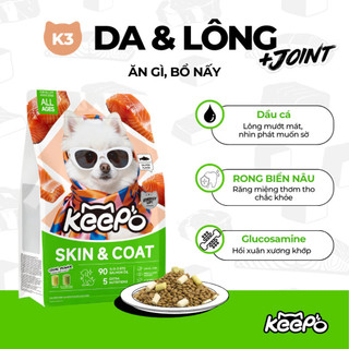 Thức Ăn Cho Chó Keepo K3 & K4 – Toàn Diện: Da Lông Óng Mượt, Xương Khớp & Tăng Cường Miễn Dịch
