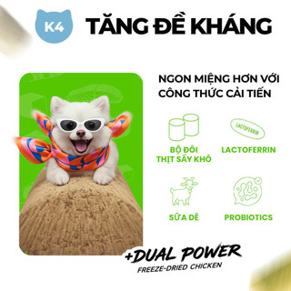 Thức Ăn Cho Chó Keepo K3 & K4 Combo 5 gói 1kg – Da Lông Óng Mượt, Xương Khớp & Tăng Cường Miễn Dịch