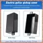 Vỏ bọc xe bán tải Humbucker kín bằng nhựa phù hợp với các bộ phận đàn Guitar bán tải SQ (Đen) (R F C V)