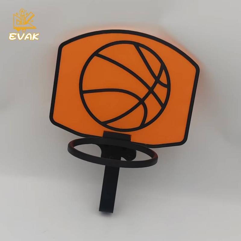 Thùng rác hình bóng rổ 3D - Phong cách vui vẻ cho văn phòng (2 kích cỡ)
