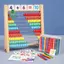 Đồ chơi đếm bằng gỗ Bàn tính giáo dục Montessori Đồ chơi toán học cho trẻ em Hạt đếm cầu vồng Bổ sung Hoạt động trừ Học tập [mới]