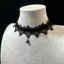 Mới - Trang sức ren hoa Gothicpunk cho nữ với cổ nhung và chocker giọt nước