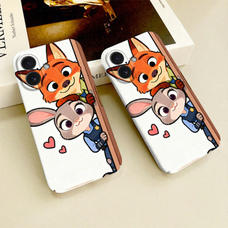 Vỏ Phim Cứng Cặp Đôi Judy Nick Cho Samsung S20 S21 S22 S23 S24 S25 PLUS ULTRA FE A37 A57 A05 A06 A14 A33 A04E A25 NOTE 10 20 A71 A52 A73 A13 A12 Ốp Lưng FLJK