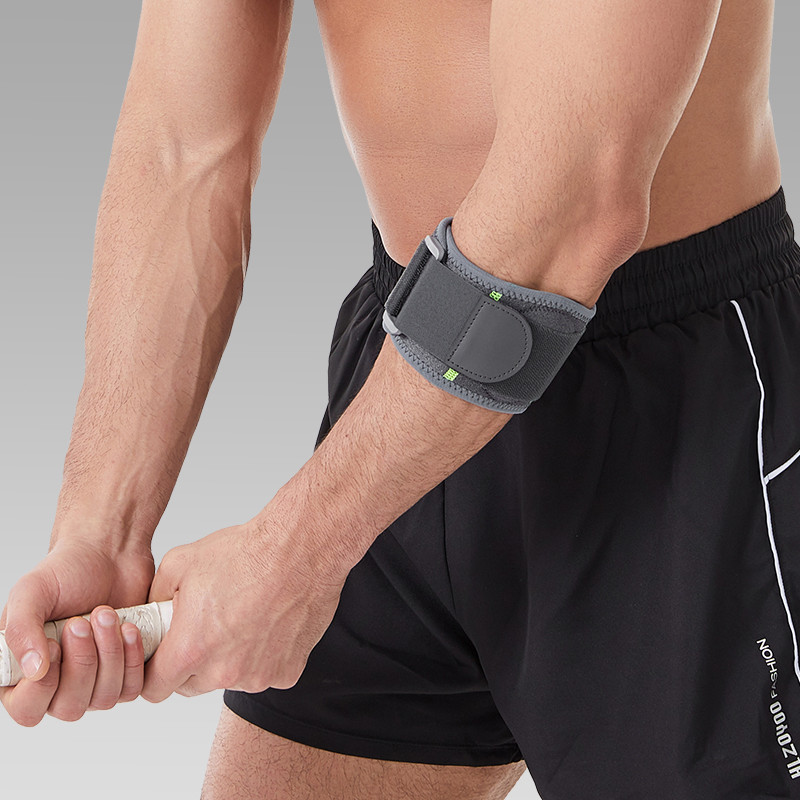 Nẹp khuỷu tay điều chỉnh được với dây đeo nén vừa vặn và ổn định - chất liệu cao cấp dành cho quần vợt