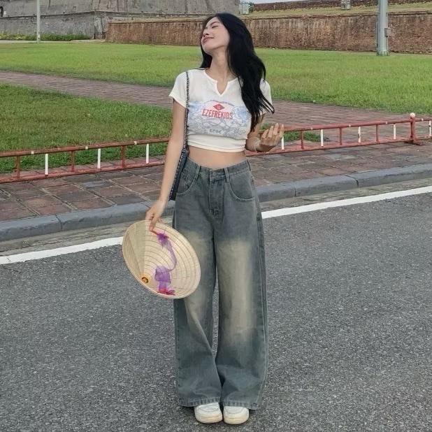 (50-100KG) QUẦN SUÔNG JEAN BIGSIZE NỮ CHẤT JEAN MỀM, LƯNG CAO TÔN DÁNG( Q539 Q540 Q547 Q527)