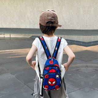 Trường Tiểu Học Trẻ Em Du Lịch Đi Chơi Ba Lô Nhỏ Bé Trai Đẹp Trai Dễ Thương Người Nhện Ba Lô Túi Đeo Ngực Túi