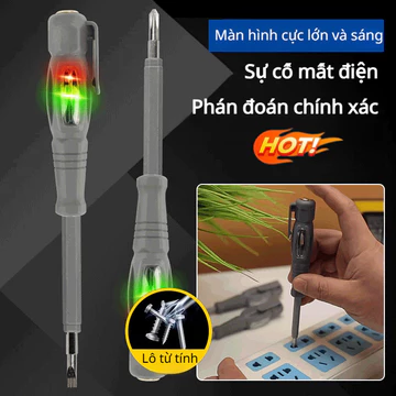 Bút cảm ứng dò điện áp / Bút thử cảm ứng AC / Dụng cụ kiểm tra tua vít / Bút thử thông minh mô-men xoắn cao/bút thử điện thông minh/bút thử điện 2 đầu