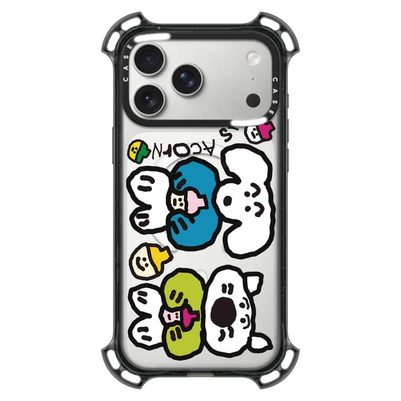 CASECASE X Chai Dog Case Hút từ tính Mặt sau Acrylic cứng cho Apple IPhone 14 / 15 / 16 / 17 Pro Max với bao bì cao cấp