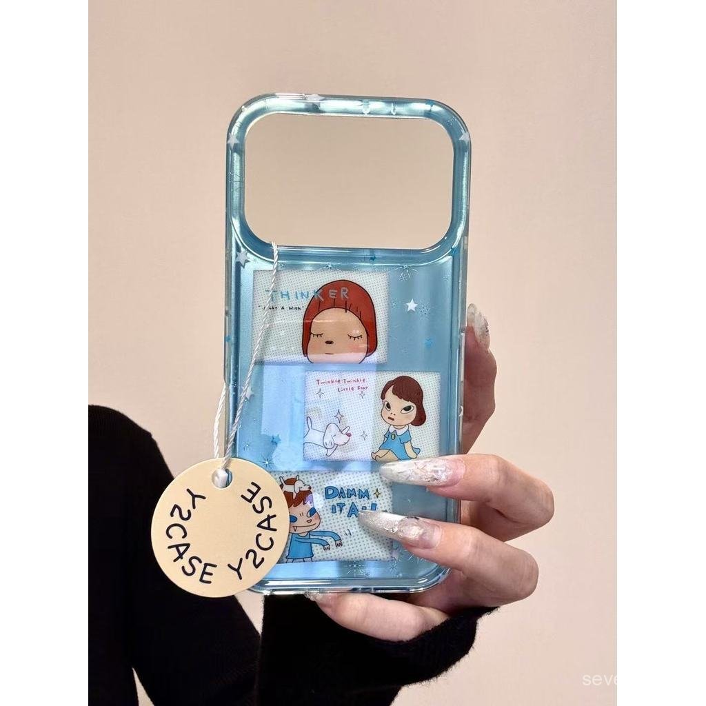 Ốp Điện Thoại Thích Hợp Cho iPhone 11 12 13 14 15 16 17 Pro max Plus Air Cartoon Miyage Graffiti Yoshitomo Nara Vỏ Bảo Vệ Chống Sốc Bao Gồm Tất Cả ZUA3