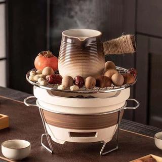 INENK Giá nướng, nướng tròn có thể tái sử dụng, nướng BBQ chống dính bằng sắt