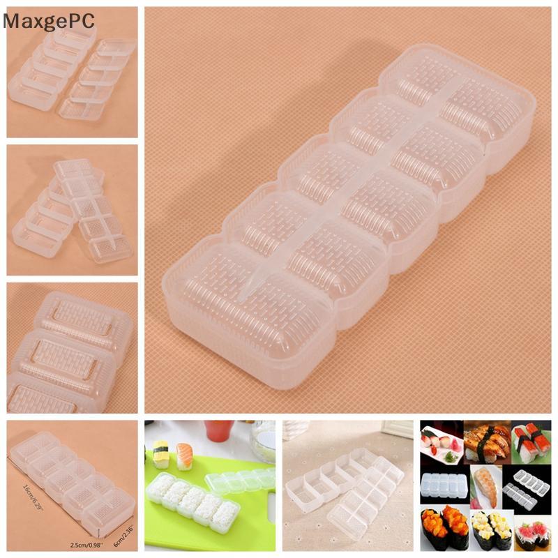 COD Nhật Bản Nigiri Sushi khuôn cơm bóng 5 cuộn nhà sản xuất không dính Báo Chí Bento công cụ mới