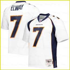 Áo bóng đá retro NFL Denver Broncos Elway - Phiên bản plus size