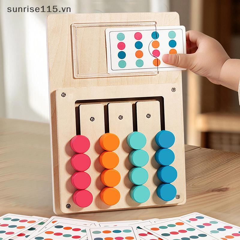 Đồ chơi xếp hình phối màu SRVN, Trò chơi trêu ghẹo trí não Montessori dành cho trẻ em 3, 4, 5, 6, 7 tuổi, Đồ chơi đi bộ đường trường cho bé trai và bé gái.