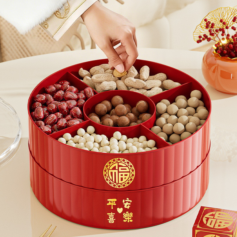 Năm mới/Tết Nguyên đán Hộp trái cây khô Hộp kẹo Trái cây