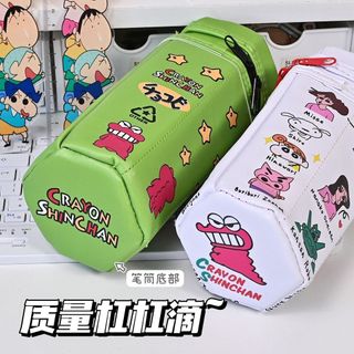Crayon Shin-Chan Bút Hình Lục Giác Cá Sấu Hoạt Hình Túi Bảo Quản Sinh Viên Dung Tích Lớn Để Bàn Tổ Chức Văn Phòng Phẩm Hộp Đựng Bút Chì20251229