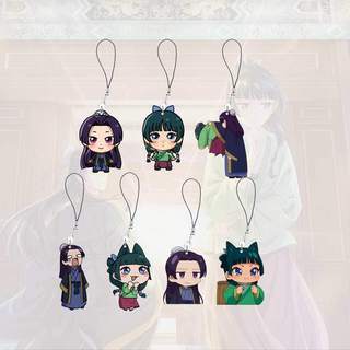 Cute Acrylic Maomao Jinshi Mobile Phone Charms The Apothecary Diaries Small Pendant Phone Chain Keychain Fans Fr
