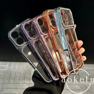 Ốp điện thoại trong suốt có điểm nhìn lớn sang trọng phù hợp cho iPhone 13 14 15 16 17 Pro Max trong suốt toàn bộ ống kính bao gồm chống rơi TPU mềm