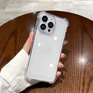 Dày túi khí góc áp dụng cho iPhone17promax/16/17 chống rơi 14/13 vỏ mềm 12 trong suốt 11