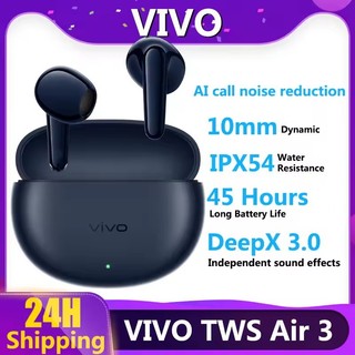 VIVO Tai nghe Bluetooth không dây đích thực VivoTWS Air 3 có tuổi thọ pin dài Chất lượng âm thanh vòm 3D