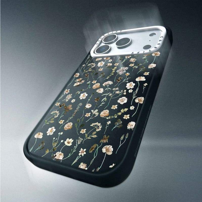 CASECASE X Hoa Mẫu Ốp Lưng Máy Ảnh Trắng Vòng Phiên Bản Mờ Đen Cứng Hút Từ Tính Tác Động Dành Cho Apple IPhone 13 14 15 16 17 Pro Max Air Plus Có Hộp