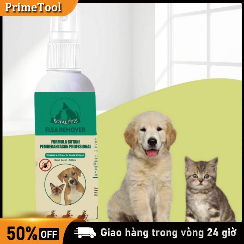 Bình xịt diệt ve bọ chét, công thức dịu nhẹ an toàn，Chai Xịt Diệt Ve Bọ Chét，Cho Chó Mèo，Thú Cưng，Dung dịch xịt