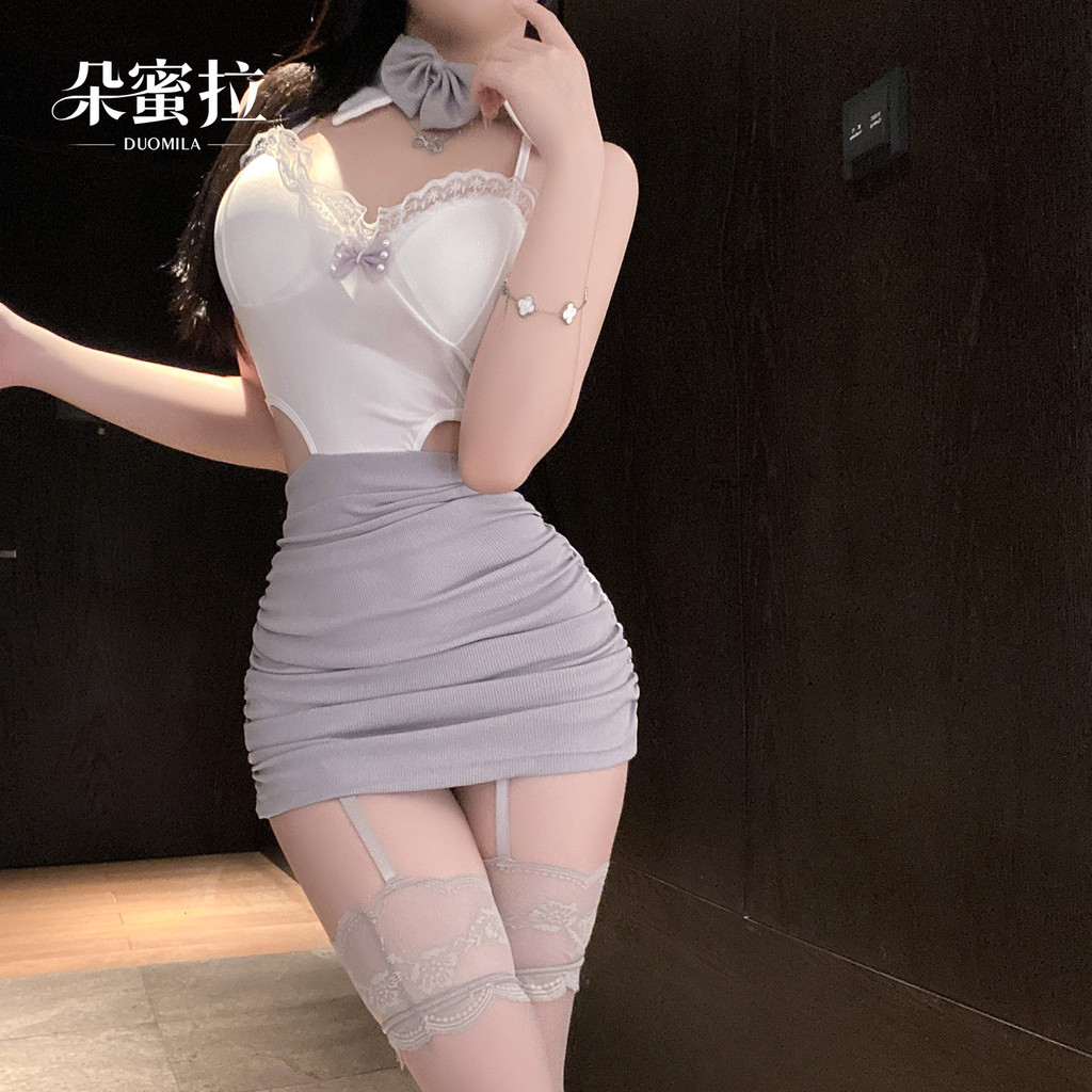 Đồ Lót Gợi Cảm Pure Desire Thư Ký - Váy Hông Miễn Phí - Hộp Đêm
