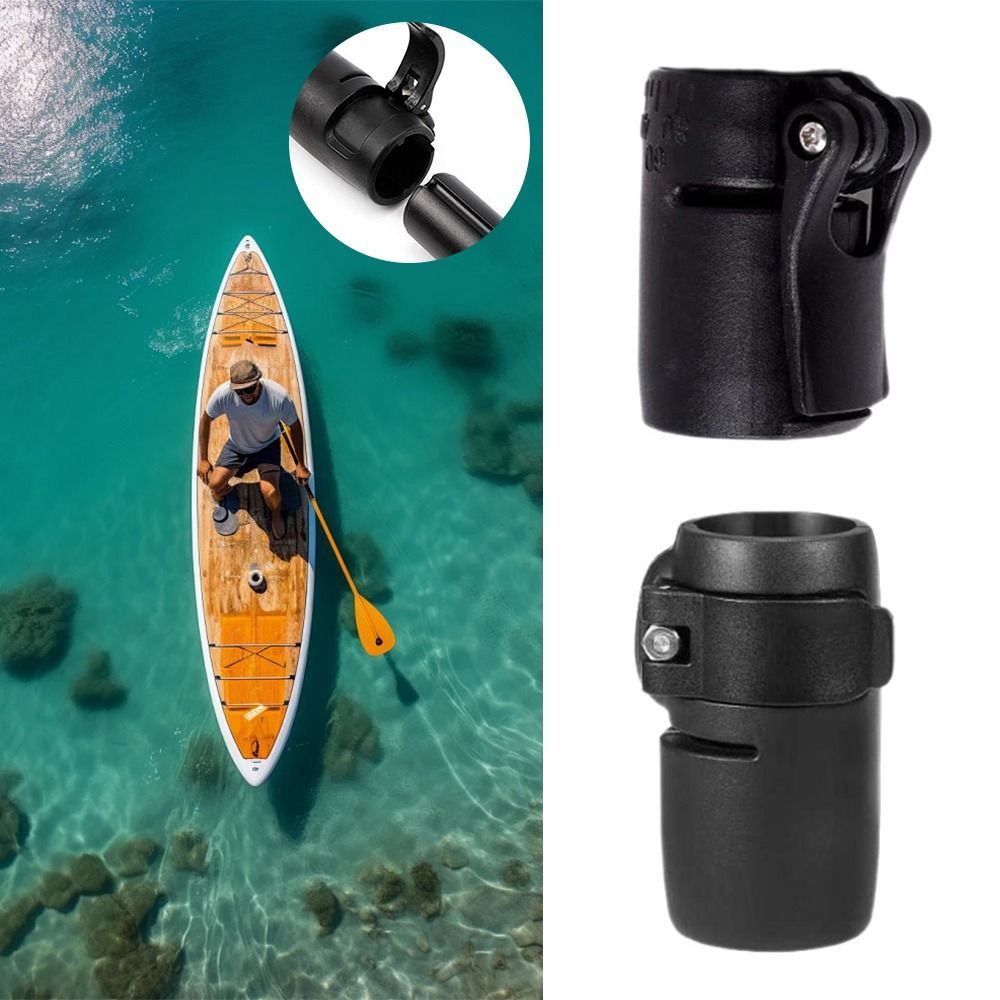 Kẹp mái chèo SUP đa chức năng màu đen bền lâu, dễ điều chỉnh cho kayaking