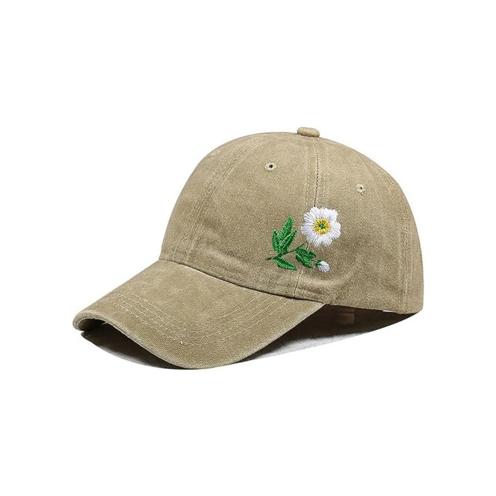 Mũ hoa MERIGGIARE, Mũ bóng chày thêu hoa có thể điều chỉnh, Mũ bóng chày Cotton giặt cổ điển dành cho nam nữ