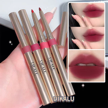 Tự Động Xoay Màu Đỏ Son Lót Bút Chì Dính Trang Điểm Lâu Dài Son Môi Bút Chì Chống Thấm Nước Dưỡng Ẩm Son Môi Bút Chì Trang Điểm Hàn Quốc