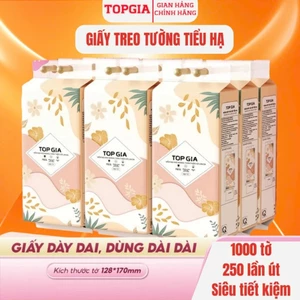 Khăn Giấy Rút Đáy TopGia Tiểu Hạ 1000 tờ làm từ bột gỗ thiên nhiên+Tặng móc treo