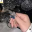 Nhẫn Kim Loại Bướm Punk Vintage, Phong Cách Gothic, Điều Chỉnh Được