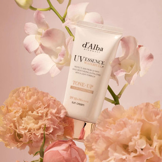 D ’ Alba White Truffle Waterfull Essence Sun Cream Series 50ml (SPF50 + PA + + + Vegan) Sun Block Tone Up Mild Safe Use