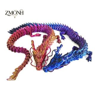 ZMONH 3D In Hình Rồng Trung Quốc Toàn Thân Khớp Di Chuyển Được Nội Thất Nhà Trang Trí Trang Trí Đáng Thu Thập Đồ Chơi Sáng Tạo Không