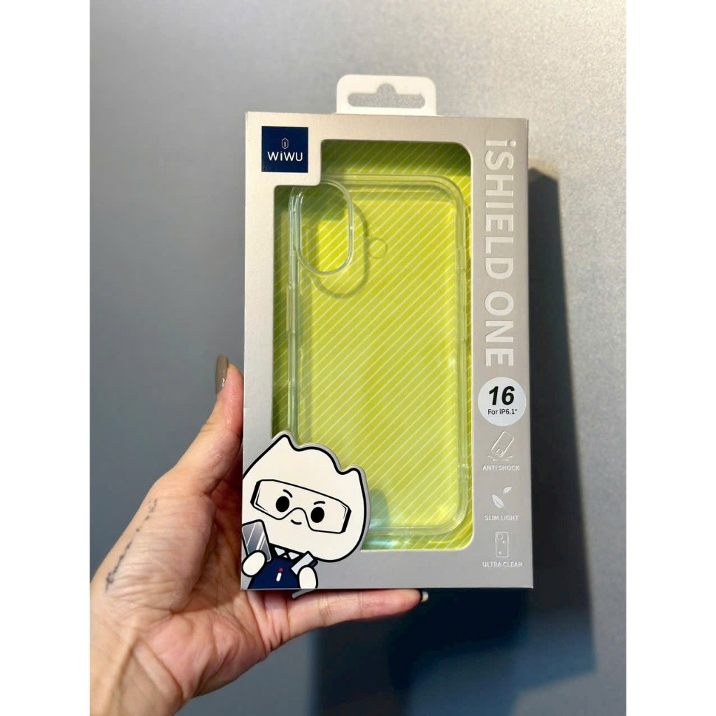 [Chính Hãng] Ốp Lưng Dẻo Trong Suốt WiWU iShield One TPU Chống Sốc iPhone 17 Pro Max / 16 Pro / 15 / 14
